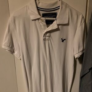 American Eagle White Polo